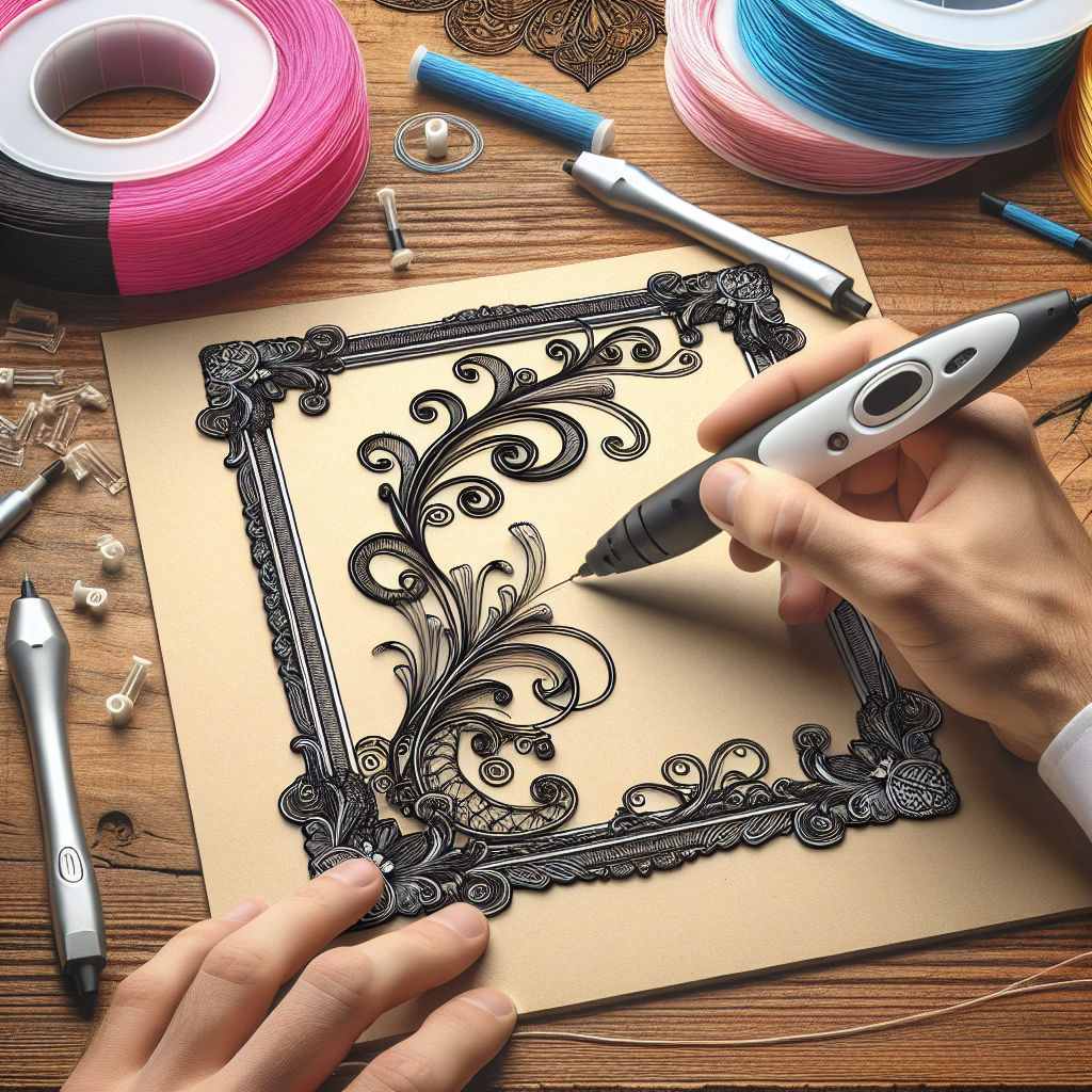 ¿Cuáles son algunas ideas para diseñar marcos de fotos únicos con un bolígrafo 3D?