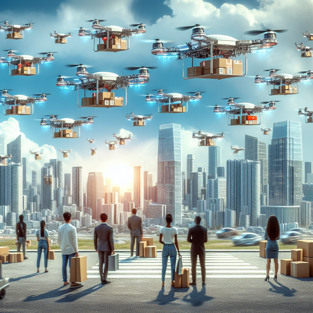 El futuro de la logística con el uso de drones para entregas