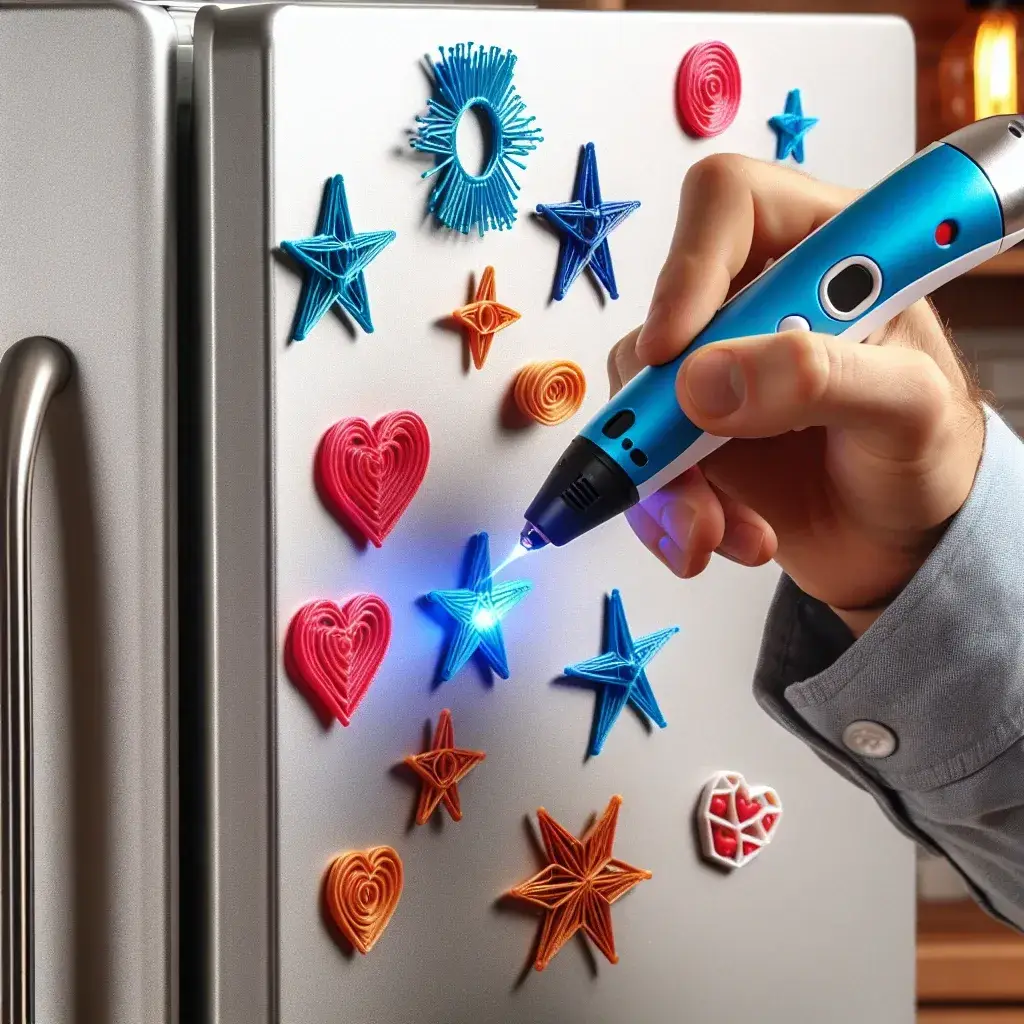 ¿Puedes hacer imanes personalizados para refrigeradores con un bolígrafo 3D?