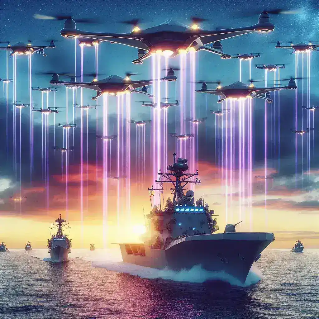 Marinha dos EUA Inova ao Abater Drones Sem Uso de Tiros ou Mísseis