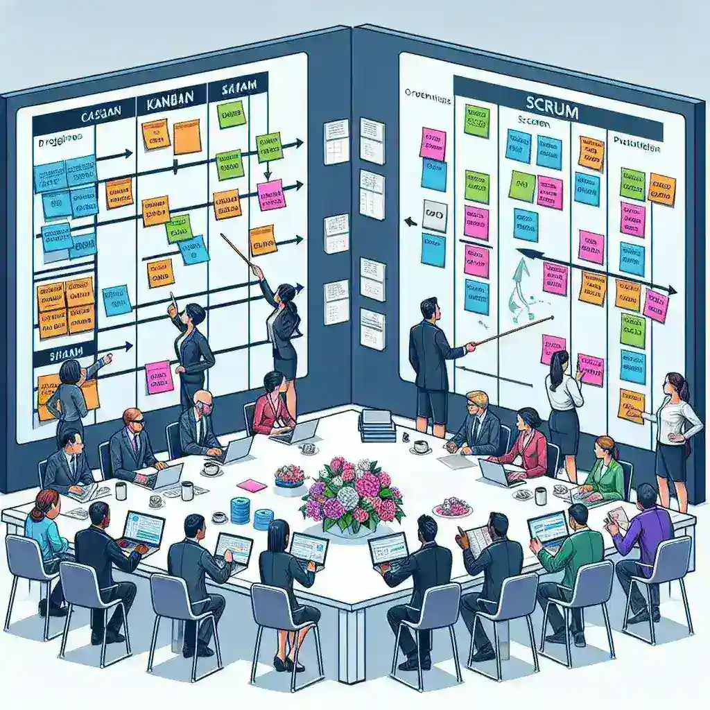 Organización de Proyectos con Metodologías Kanban y Scrum