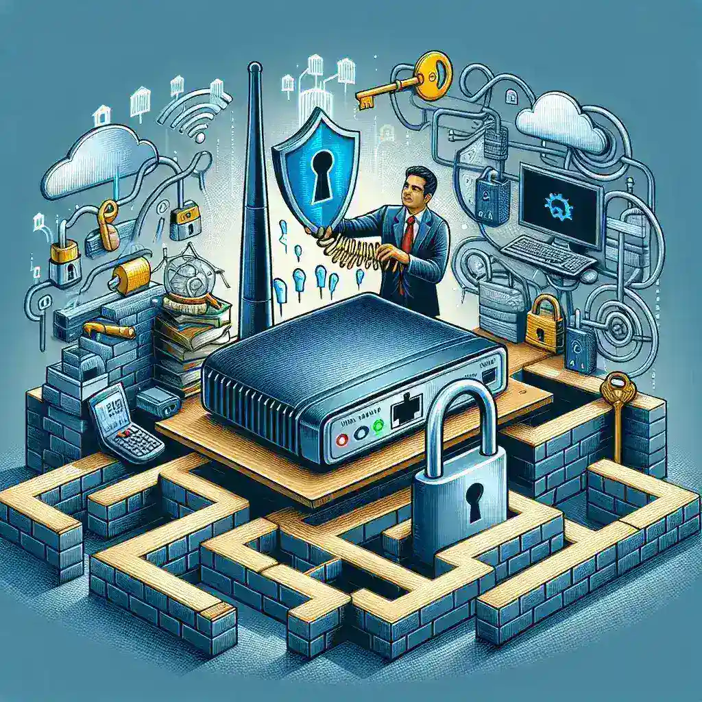 ¿Cómo se asegura un módem contra accesos no autorizados?